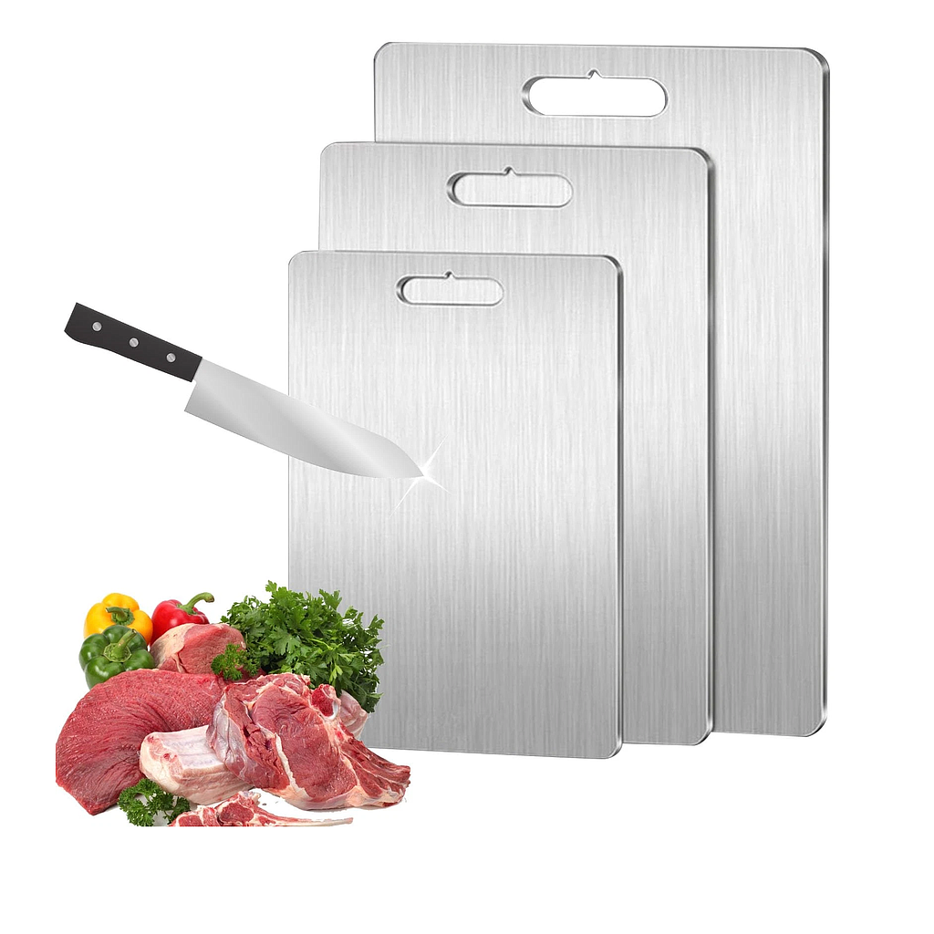 SteelChef™ – Tabla de Acero Inoxidable